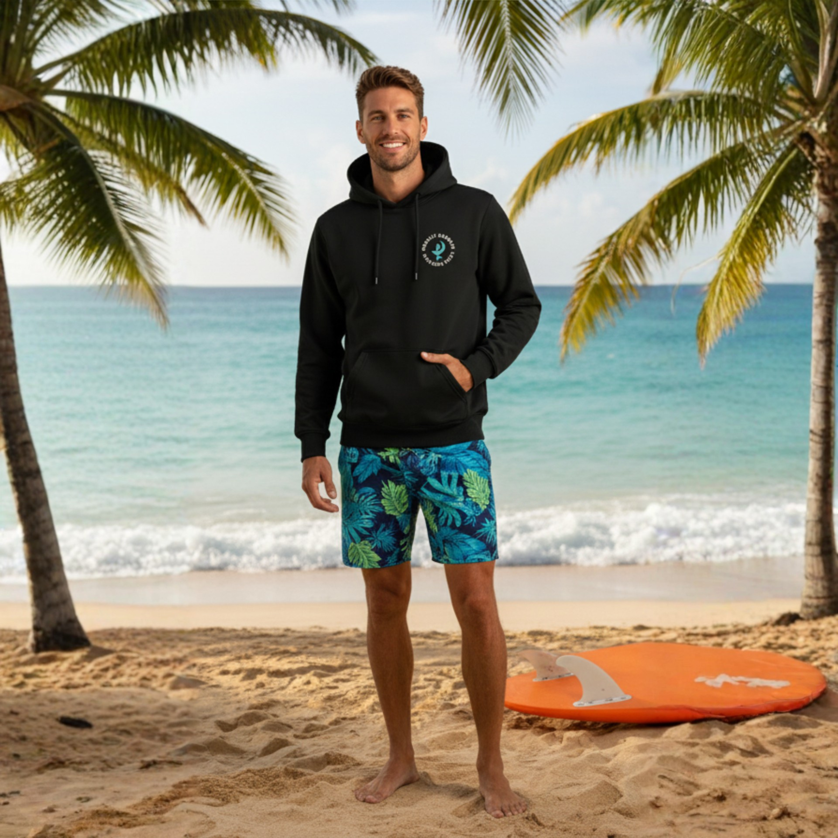 "Respect the Locals" Moonlit Mermaid Hoodie